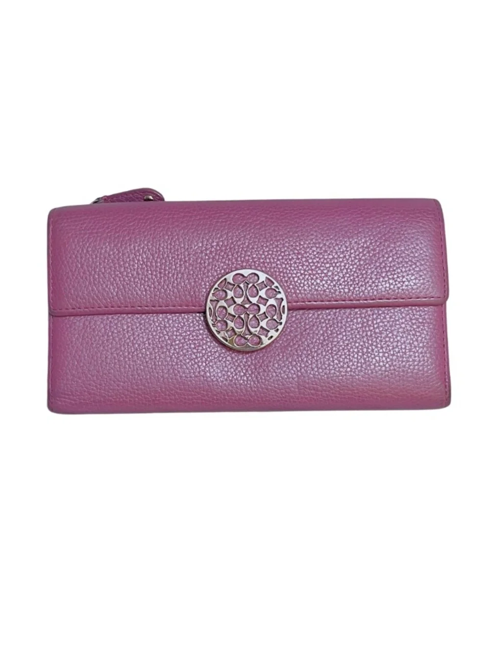 Coach Y2K Women's Pink Medallion Wallet